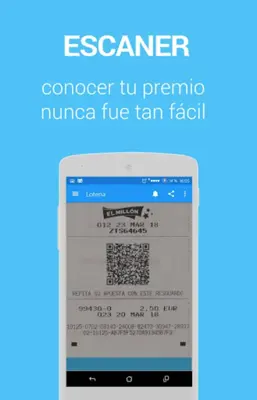 Escáner para resultados de Loterías y Apuestas android App screenshot 3